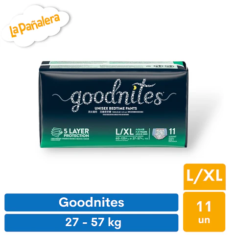 Pañal GoodNites Pants Talla L-XL 11 unidades
