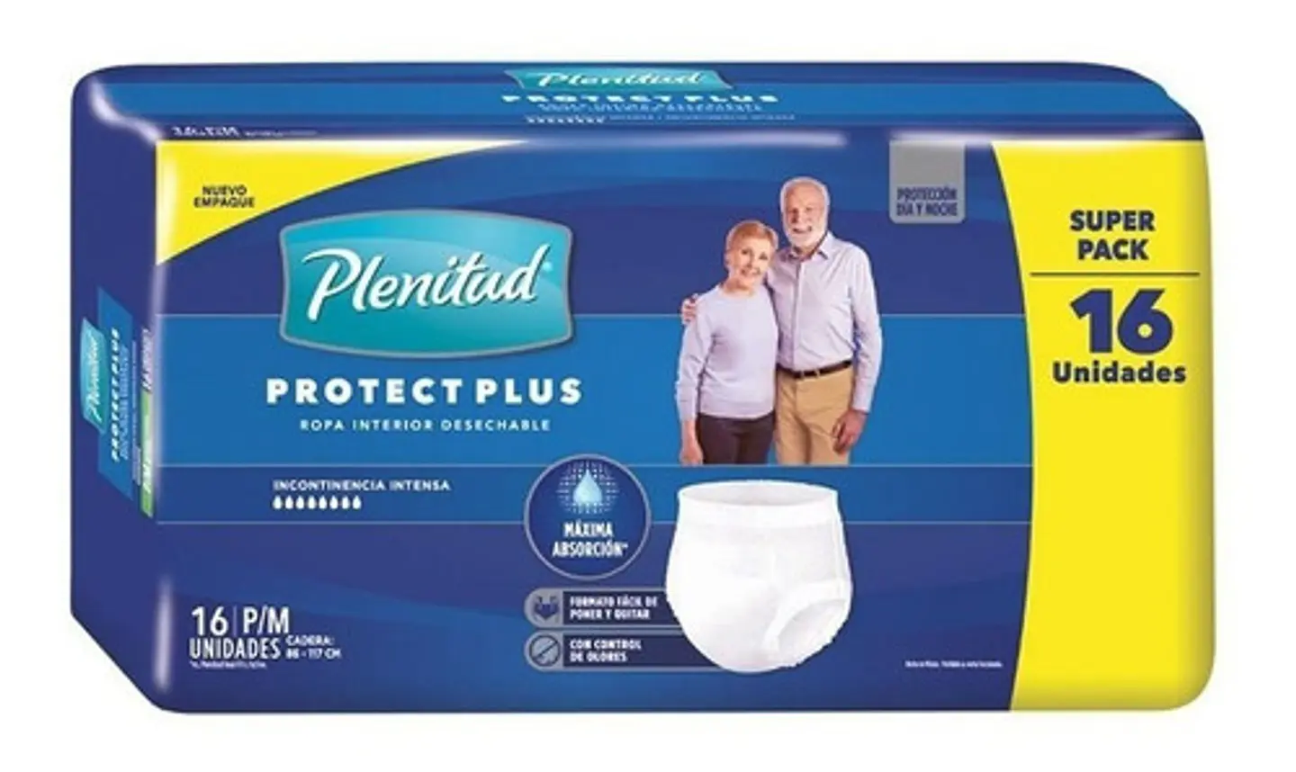 Pañal adulto Plenitud Pants P-M 16 u 1