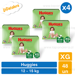 Pañal Huggies Active Sec Talla XG 48 unidades