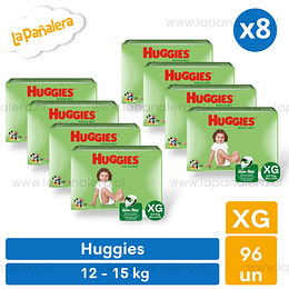Pañal Huggies Active Sec Talla XG 96 unidades