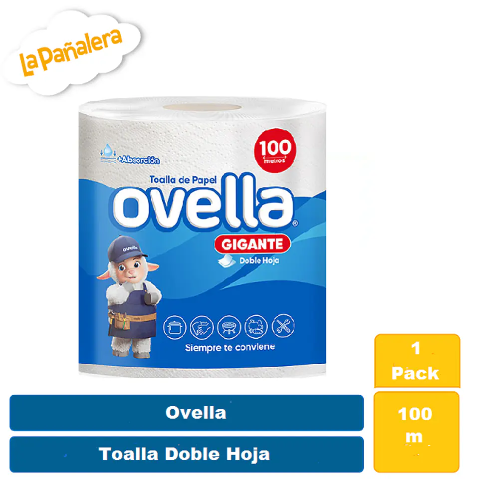 Toalla Ovella Doble Hoja 100 m 1
