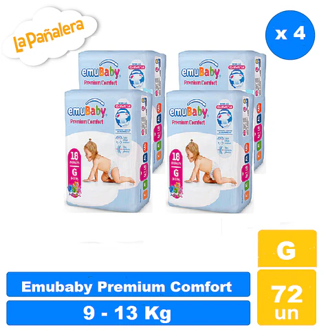 Emubaby Premium Comfort talla G 72 u