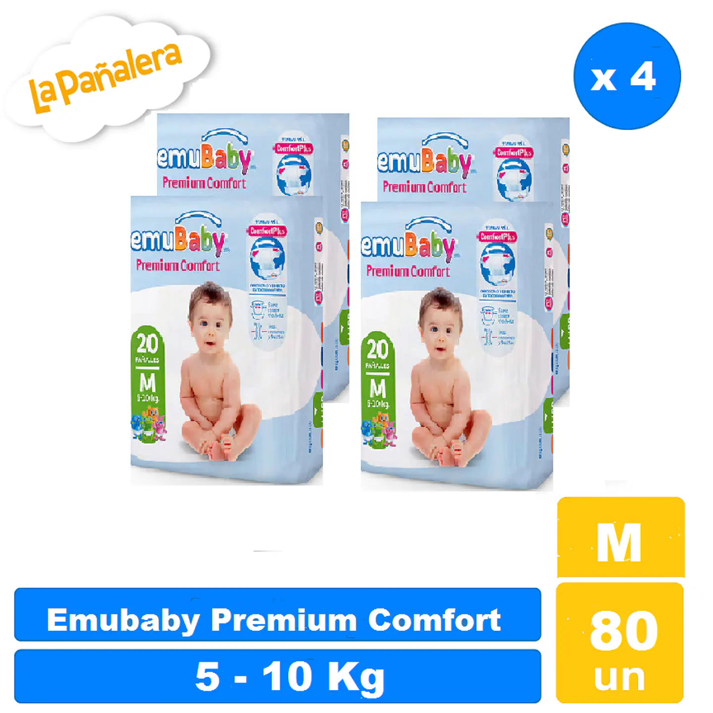 Emubaby Premium Comfort talla M 80 u 1