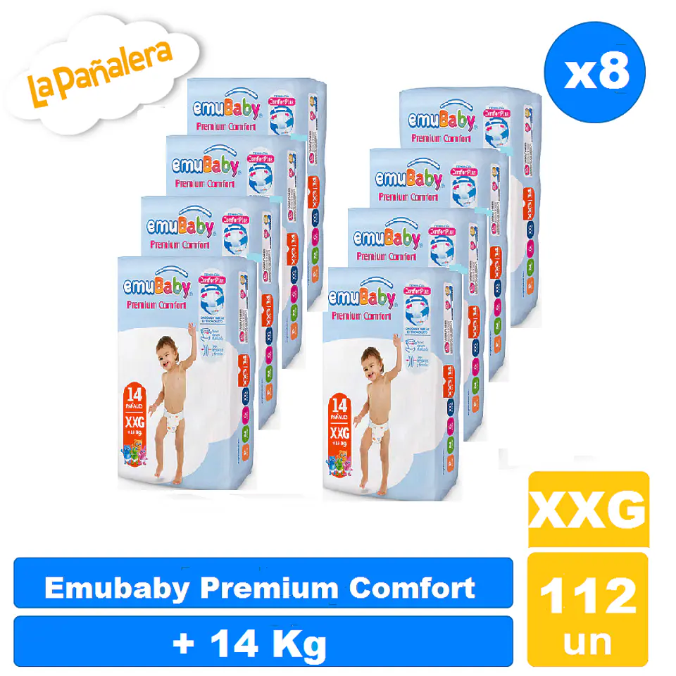 Emubaby Premium Comfort talla XXG 112 u 1