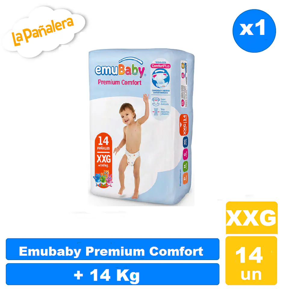 Emubaby Premium Comfort talla XXG 14 u 1