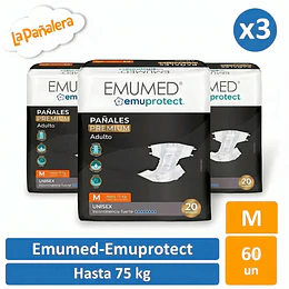 Pañal Adulto Emumed Talla M - 60 un