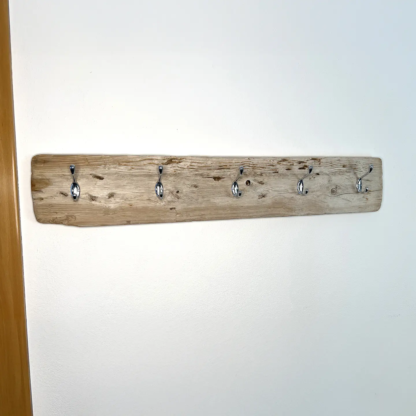 Driftwood coat rack, 5 big hooks 2