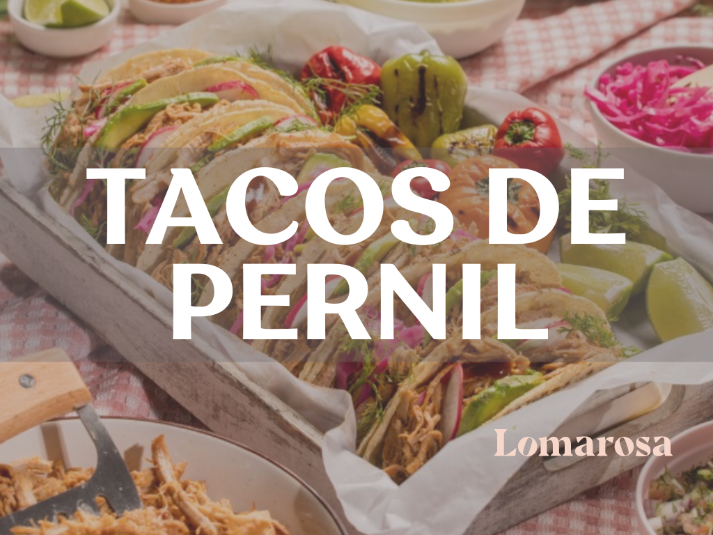 Tacos de Pernil de Cerdo Desmenuzado con Salsa de Piña