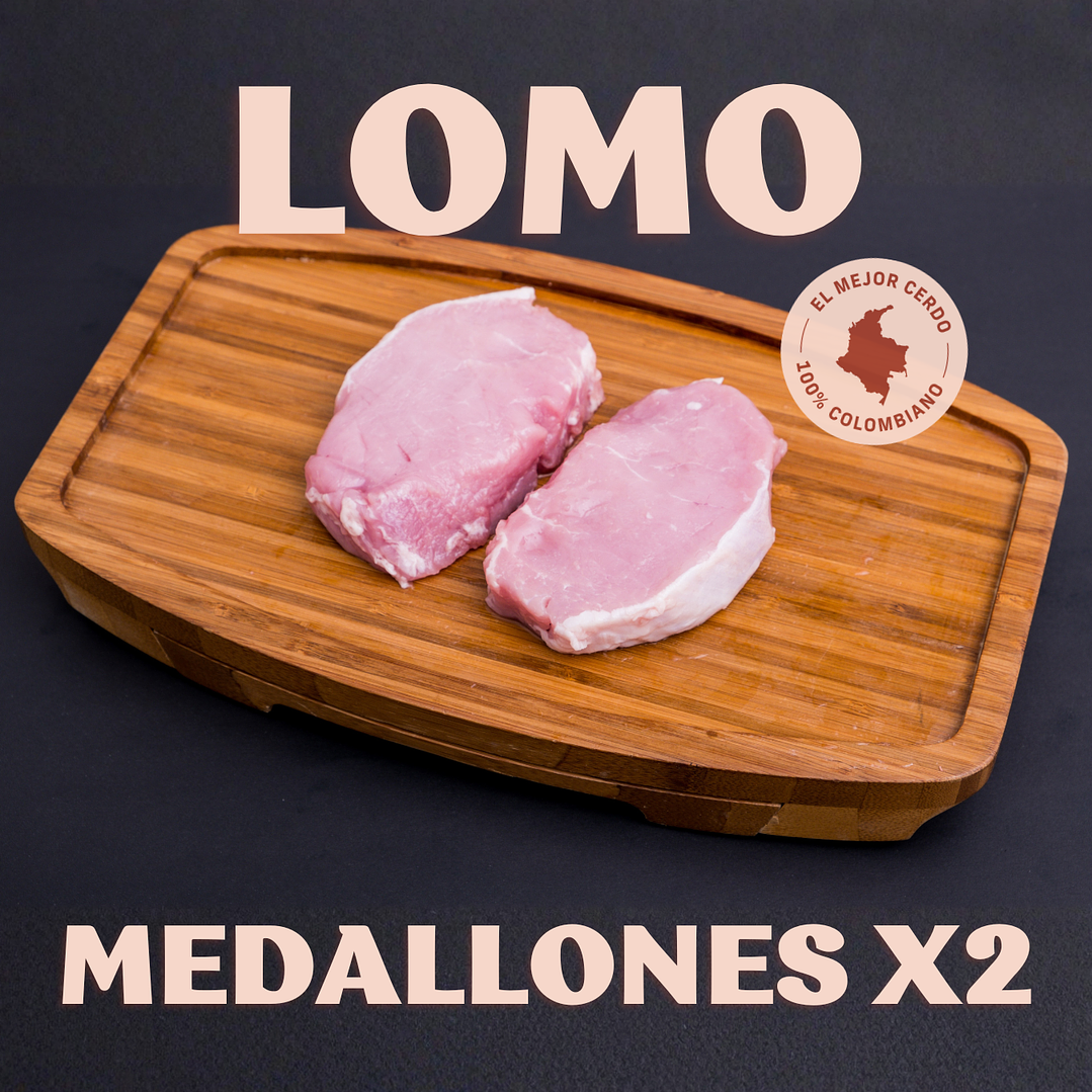 Lomo De Cerdo en Medallones x 2 Unid. 1