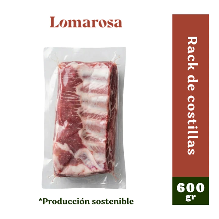 Rack de costilla de cerdo x 600 gr. 1