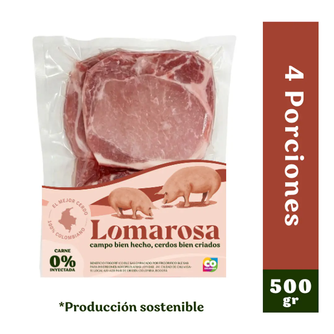 Chuleta de cerdo x 500 gr. 1