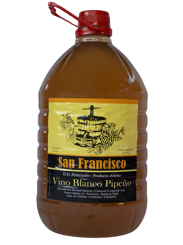 SAN FRANCISCO VINO BLANCO PIPEÑO 1