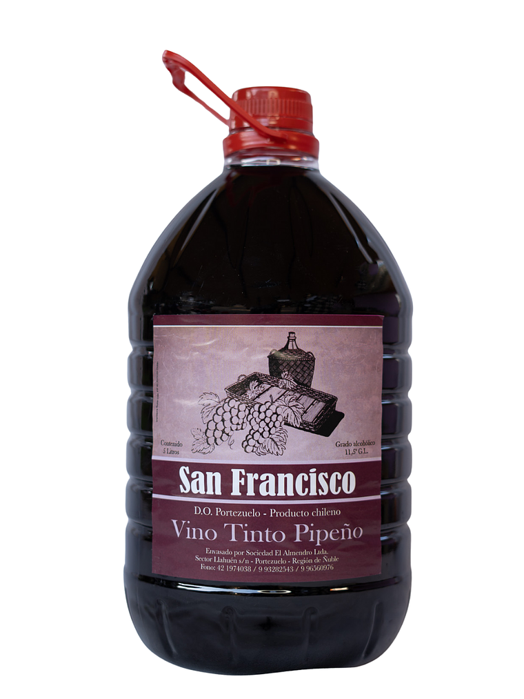 SAN FRANCISCO VINO TINTO PIPEÑO 1