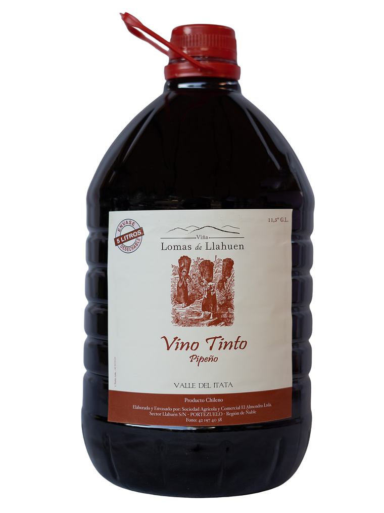 Lomas de Llahuen Vino tinto Pipeño 1