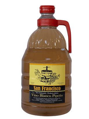 San Francisco vino Blanco Pipeño