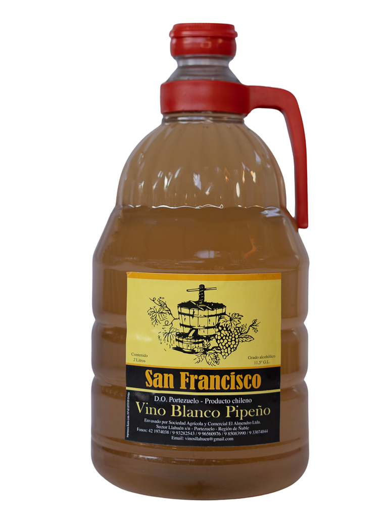 San Francisco vino Blanco Pipeño 1