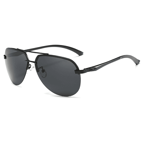 Lentes Gafas de Sol Modelo Mónaco Negro Polarizados Sin Marco