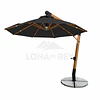 Quitasol Lateral Redondo Ø3m Negro