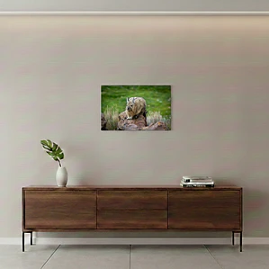 Canva Vizcacha Impresión Fine Art 27 x 40 cm