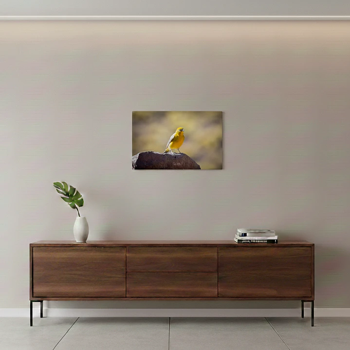 Canva Chirihue Dorado Impresión Fine Art 27 x 40 cm 1