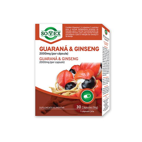 Guarana & Ginseng 2000mg