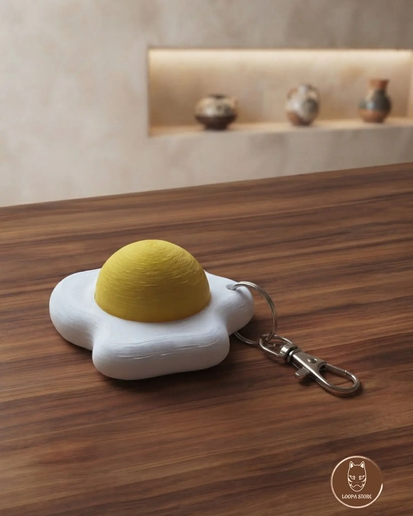 Clicker Huevo Frito Impreso 3D — Fidget 1