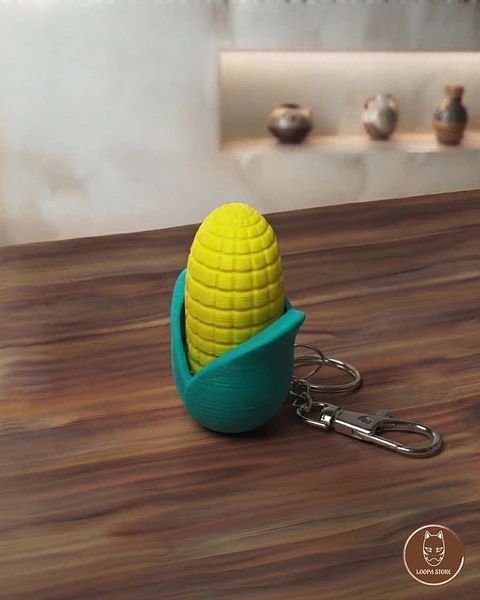 Clicker Maíz Impreso 3D — Fidget