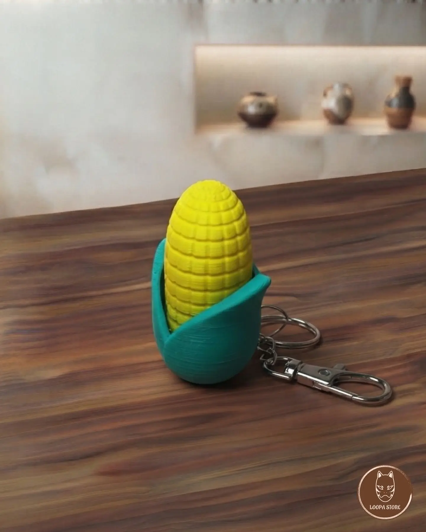 Clicker Maíz Impreso 3D — Fidget 1