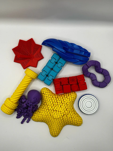 Kit Sensorial Impreso en 3D - 9 Piezas