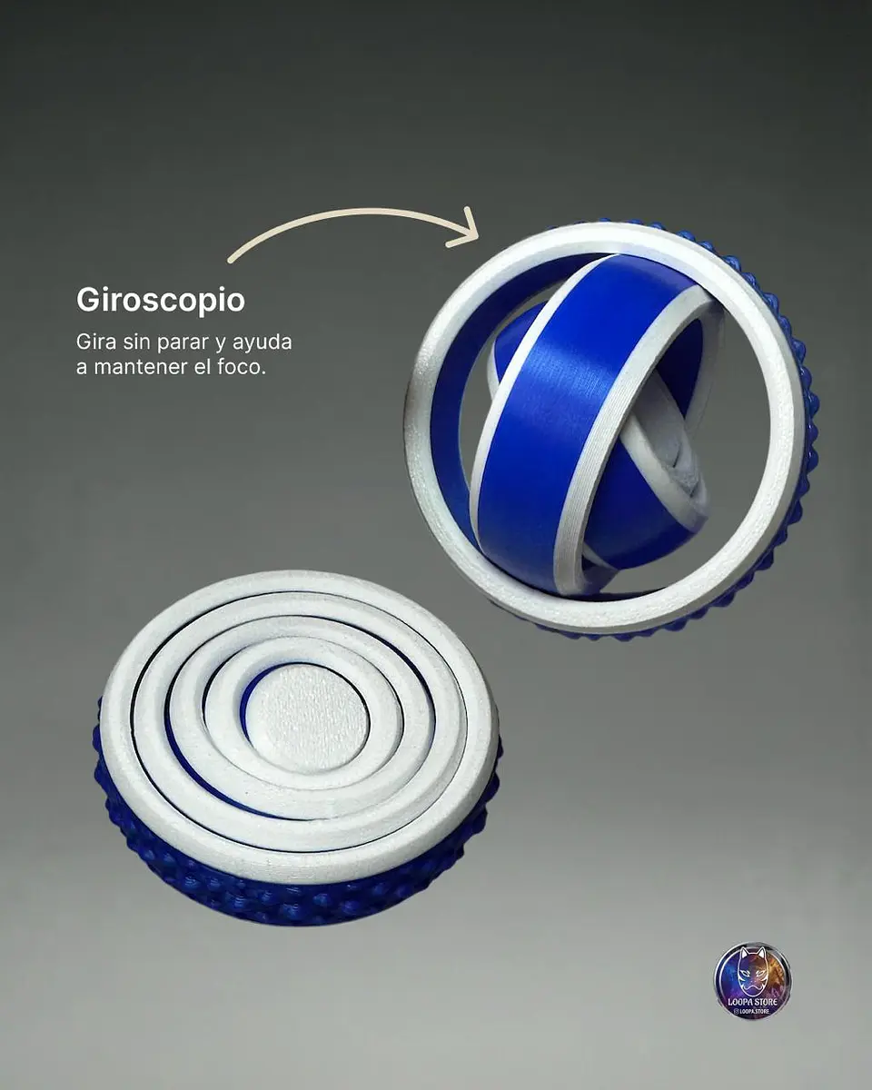 Giroscopio Sensorial — Fidget Antiestrés 1