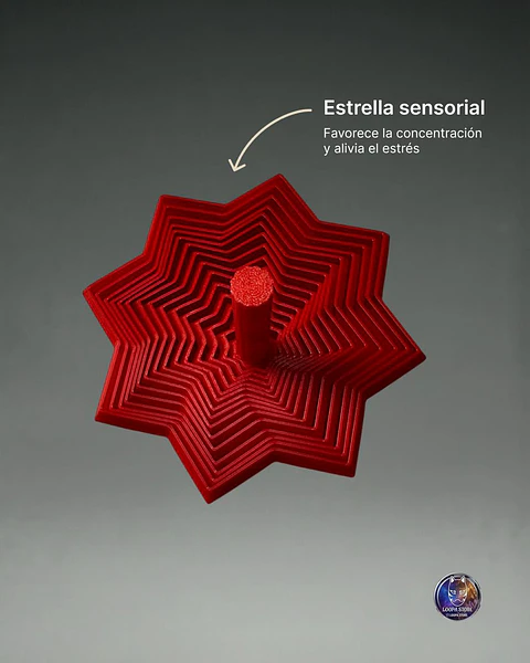 Estrella Sensorial — Fidget Antiestrés