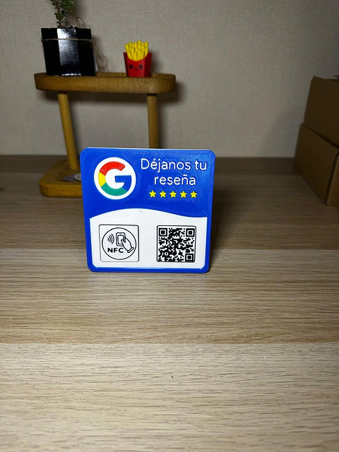 Tarjeta NFC + QR para Reseñas de Google ⭐