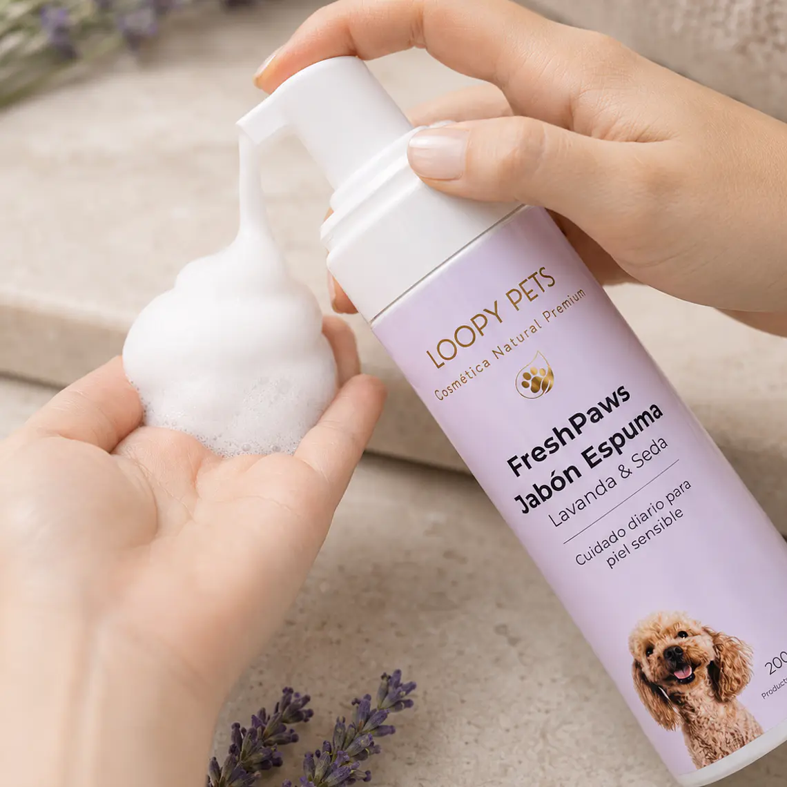 Jabón Espuma Fresh Paws 200ml 2