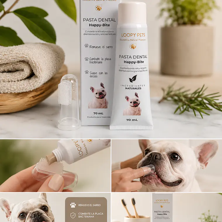 Pasta Dental para Perros Happy Bite 70ml 3