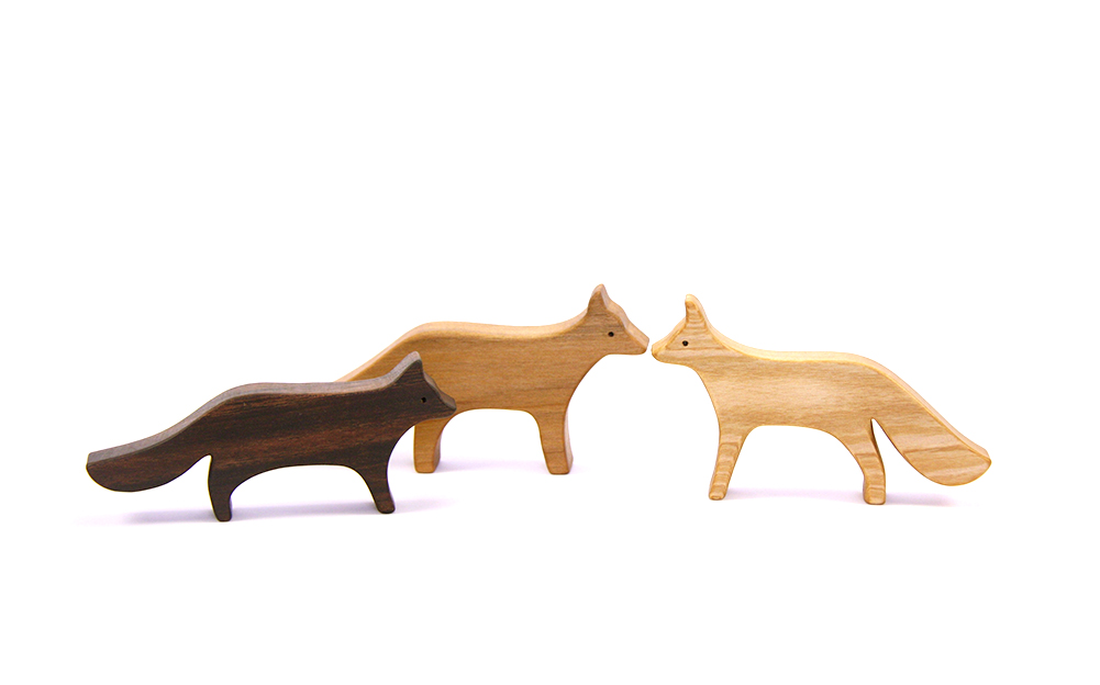 Set Madera Zorros de chile