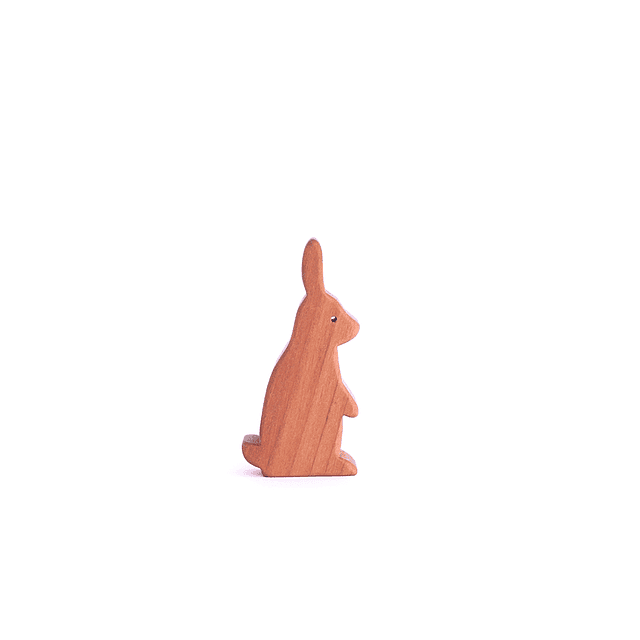 Conejo parado Rojo