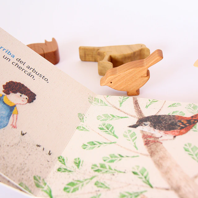 PACK Libro "Lo que encontré en el jardín" + animalito 