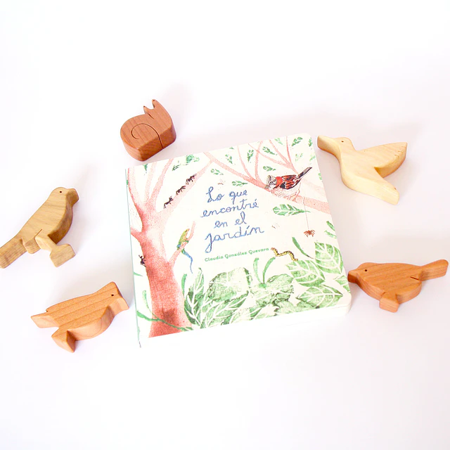 PACK Libro "Lo que encontré en el jardín" + animalito 