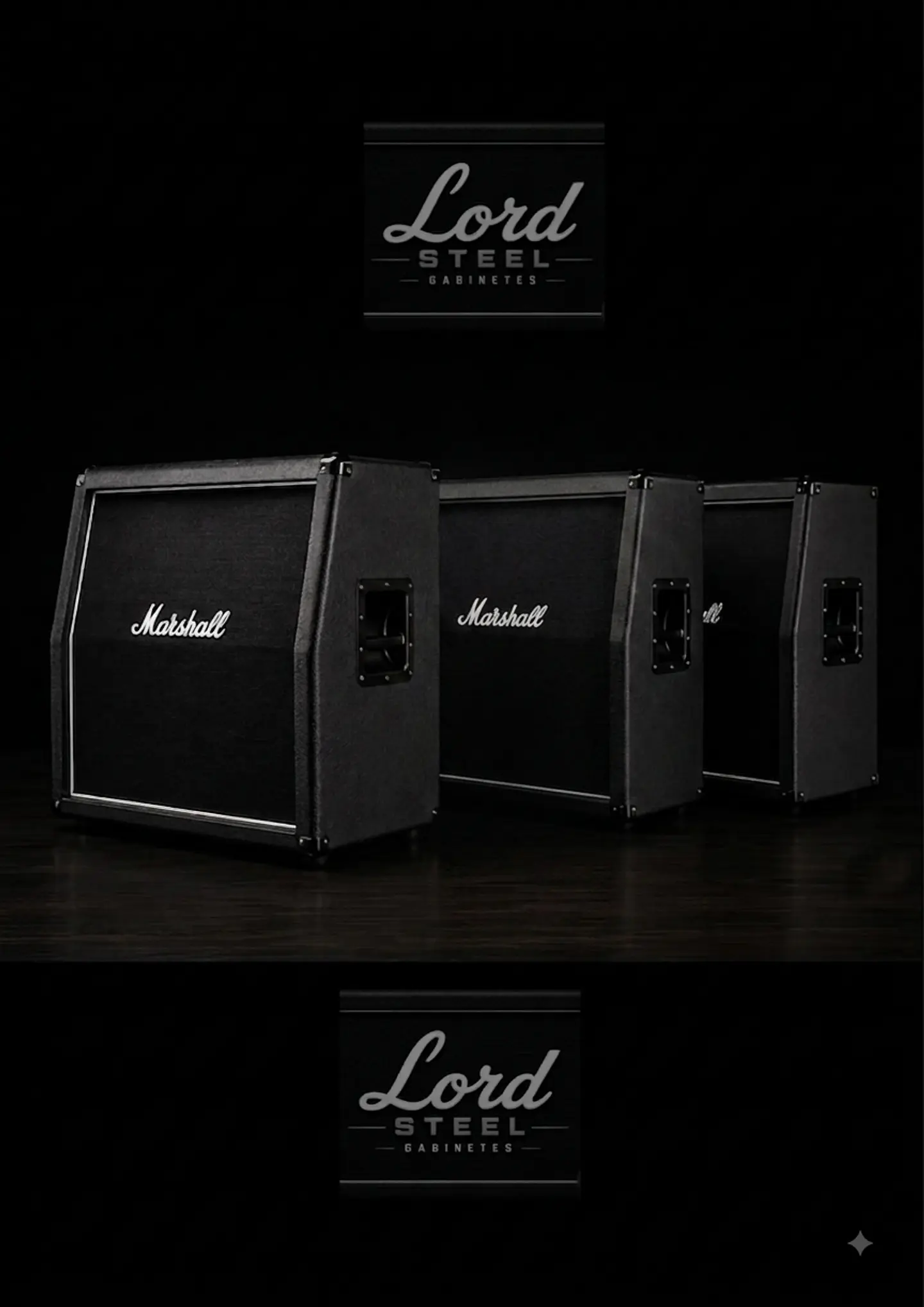 Gabinete 4x12 angulado estilo marshall (Artesanal) 1