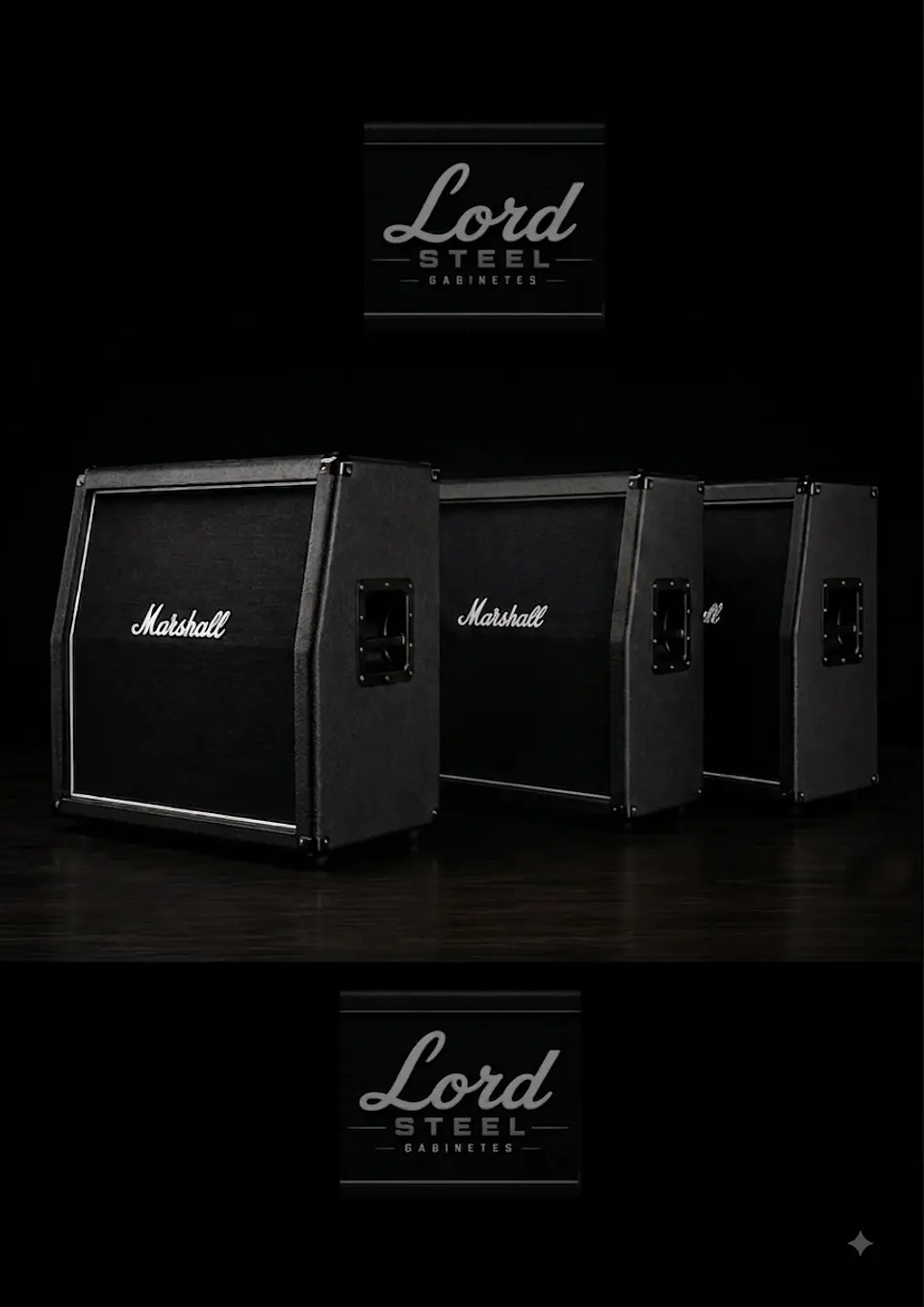 Gabinete 4x12 angulado estilo marshall (Artesanal) 1