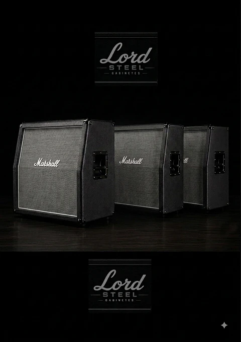 Gabinete 4x12 angulado estilo marshall (artesanal)