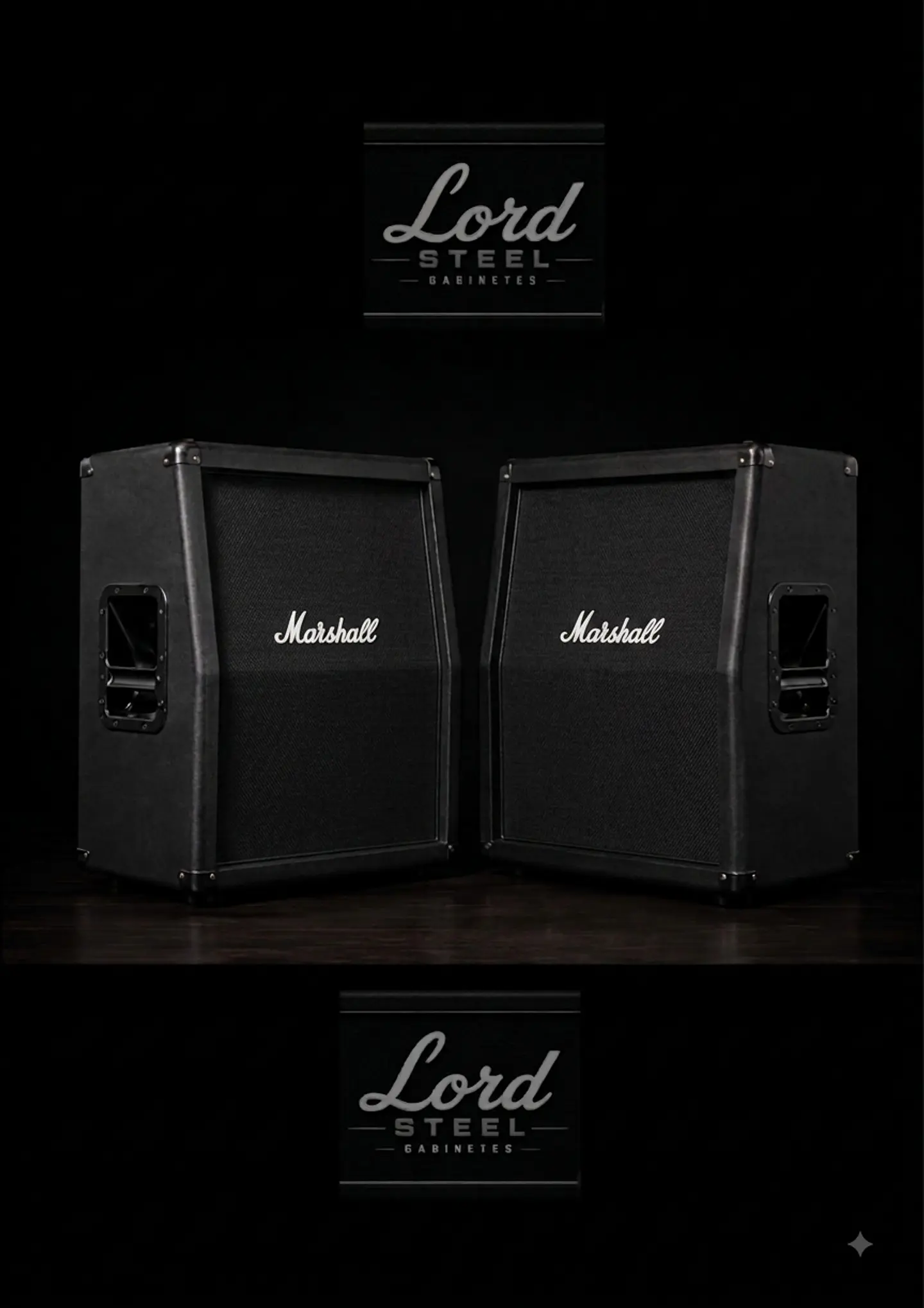 Gabinete Artesanal 2x12 Estilo Marshall — Sem auto falantes O Equilíbrio Perfeito Entre Portabilidade, Pressão Sonora e Tom Lendário. 1