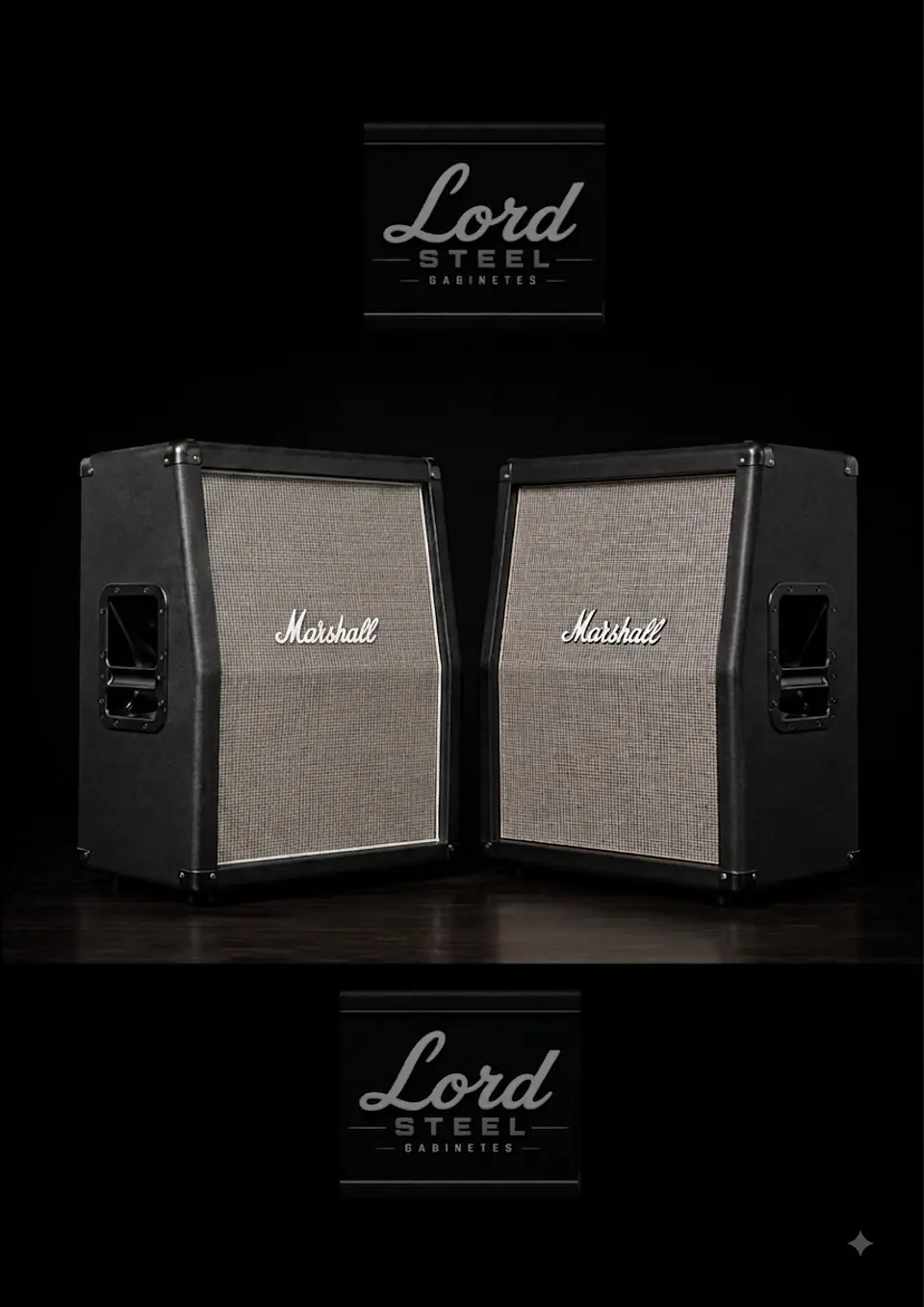 Gabinete Angulado 2x12 Estilo Marshall — Sem Auto falantes — Construção Robusta, Resposta Grave Profunda e Projeção Inigualável 1