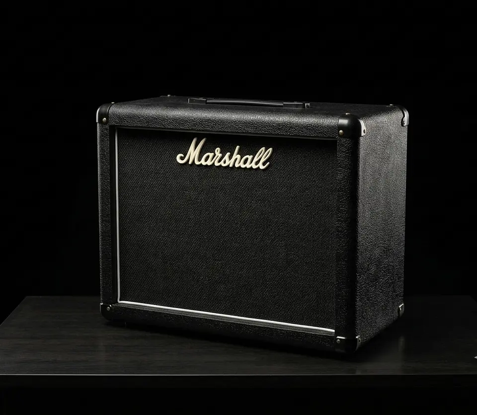 Gabinete Artesanal 1x12 Estilo Marshall (Sem Alto-Falante) — Compacto, Altamente Ressonante e com a Estética Clássica dos Grandes Palcos. 2