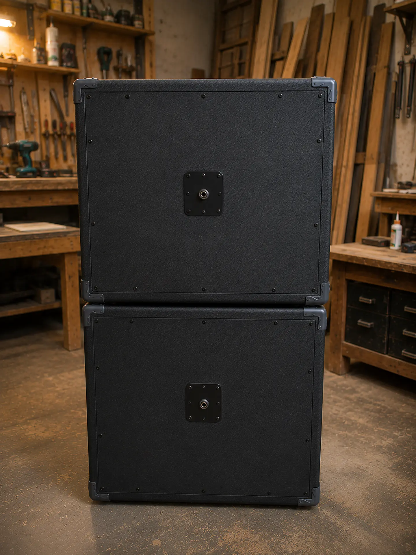 Conjunto Artesanal Estilo Hartke 410 + 115 (Sem Alto-Falantes) — Ataque Rápido dos 10