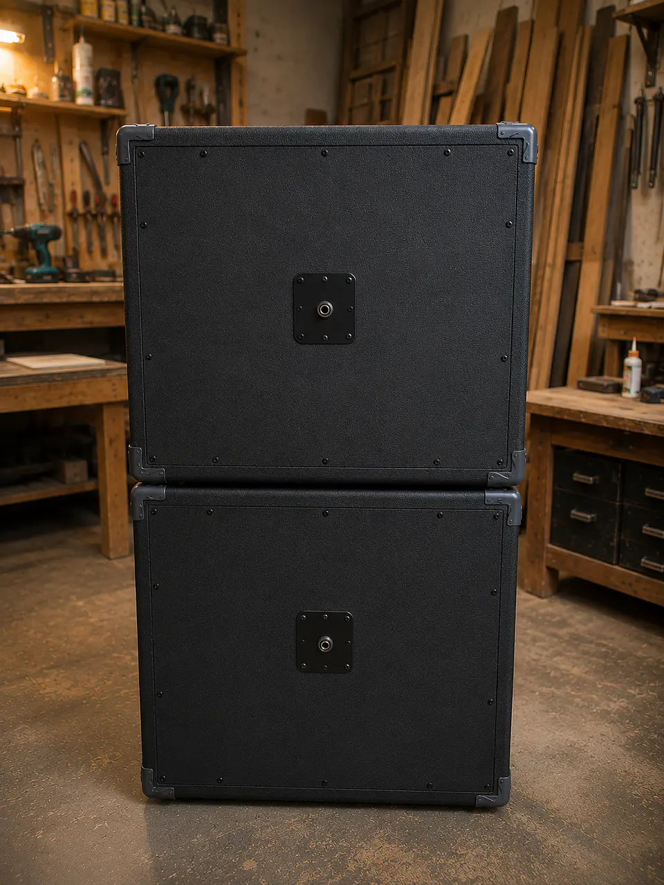 Conjunto Artesanal Estilo Hartke 410 + 115 (Sem Alto-Falantes) — Ataque Rápido dos 10