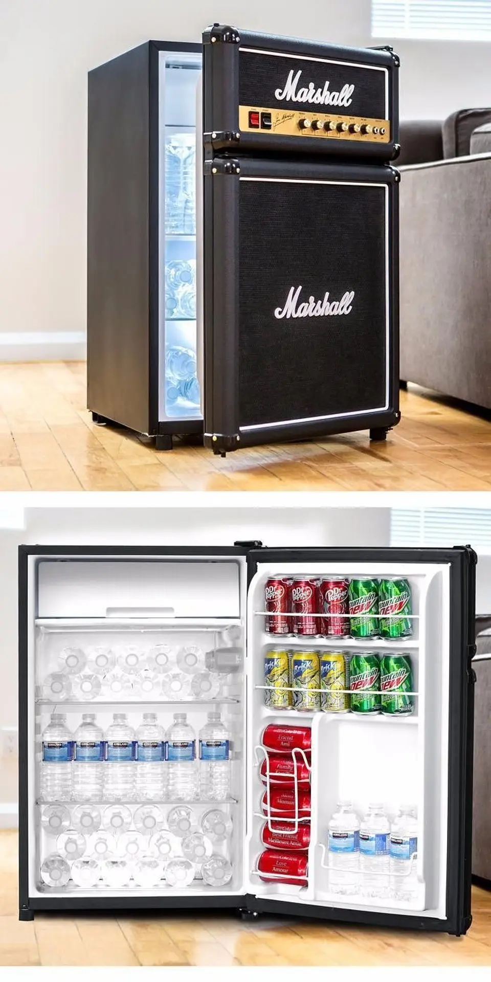 Frigobar 93L Customizado Estilo Marshall — A Estética Clássica do Amplificador Mais Famoso do Mundo com Refrescação De Respeito. 2