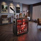 Barzinho Retrô Estilo Amp Marshall com Iluminação LED e Porta de Vidro e Acabamento de Luxo. - Thumbnail 4