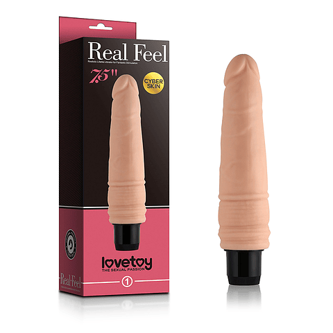 Vibrador LoveToy Real Feel 7.5"