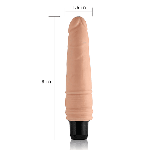 Vibrador LoveToy Real Feel 7.5"